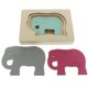 thumbnail image 4 of Animales Rompecabezas de madera Juego de clasificación Juego de apilamiento Desarrollando juguetes Colores y tamaño perfke Niños rompecabezas de madera, 4 of 9