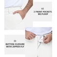 thumbnail image 5 of Mens Golf Pants Stretch Work Dress Pants 30"/32" Quick Dry Lightweight Casual Comfy Trousers with 3 Pockets, 5 of 7