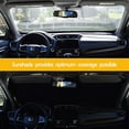 thumbnail image 4 of Parasol para parabrisas de coche, parasol para coche con bolsa de almacenamiento, para protección solar y UV | accesorios interiores del coche, 4 of 7