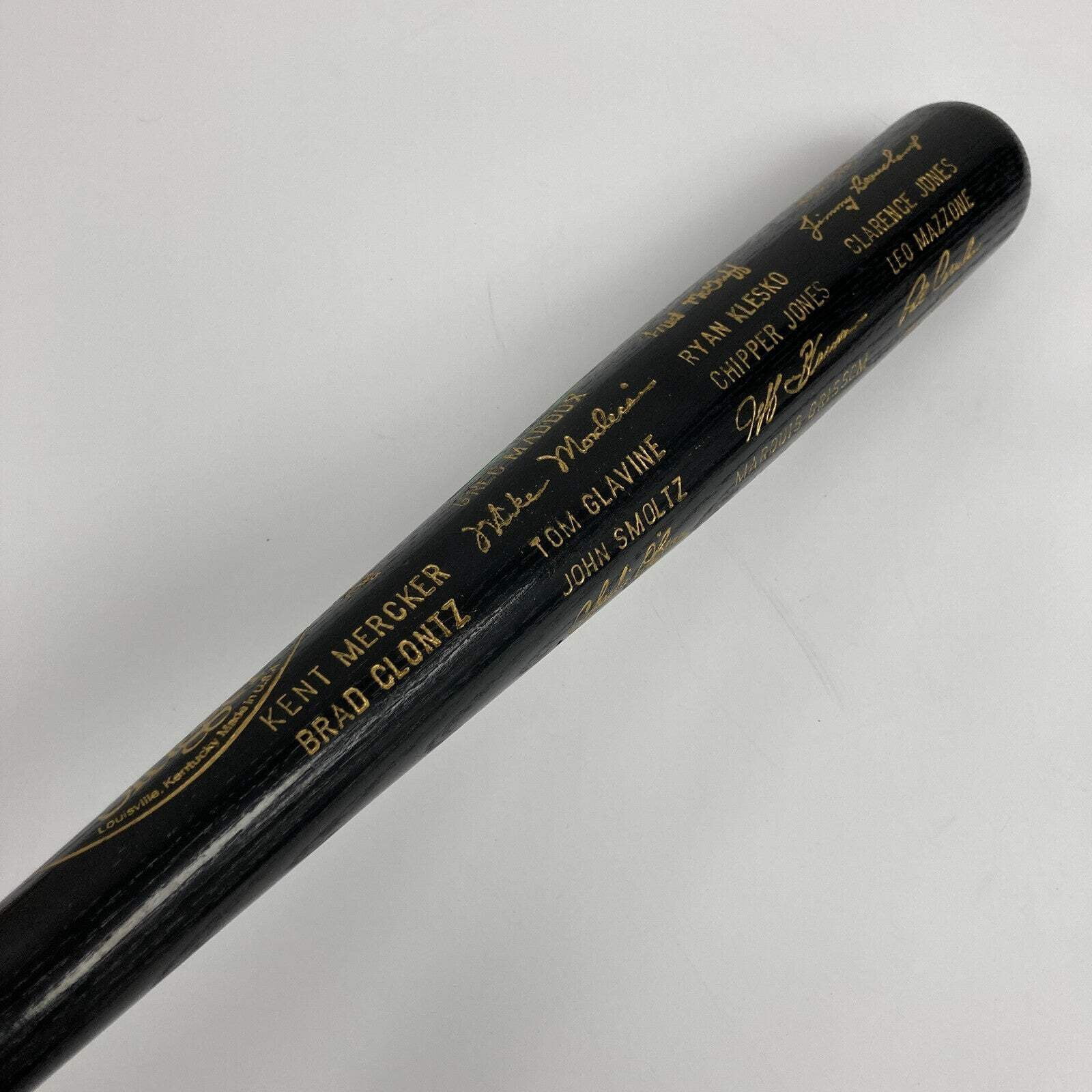 1995 Atlanta Braves World Series Champs Team Presentation Bat