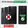 thumbnail image 2 of Compatible with Samsung Galaxy S21 Ultra case,S21 Ultra Case with HD Screen Protector with Slide Camera Cover, 360°Rotation Ring Kickstand [Military Grade] Case for Galaxy S21 Ultra,Black, 2 of 15