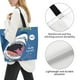 thumbnail image 3 of Fotbe Great White Shark Bolsa Tote Estética de Lona con Estampado para Mujer - Bolsa Reutilizable de Hombro Casual para Vacaciones, Compras, Trabajo y Gimnasio, 3 of 8