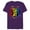 Purple, variant on Marvel Avengers Christmas Family Trip Merry & Bright Grandma - Short Sleeve Blended T-Shirt for Adults - Customized-Yellow