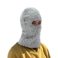 thumbnail image 6 of Unique Bargains 1 Pc Warm Face Mask Knitting Balaclava for Cycling Light Gray, 6 of 6