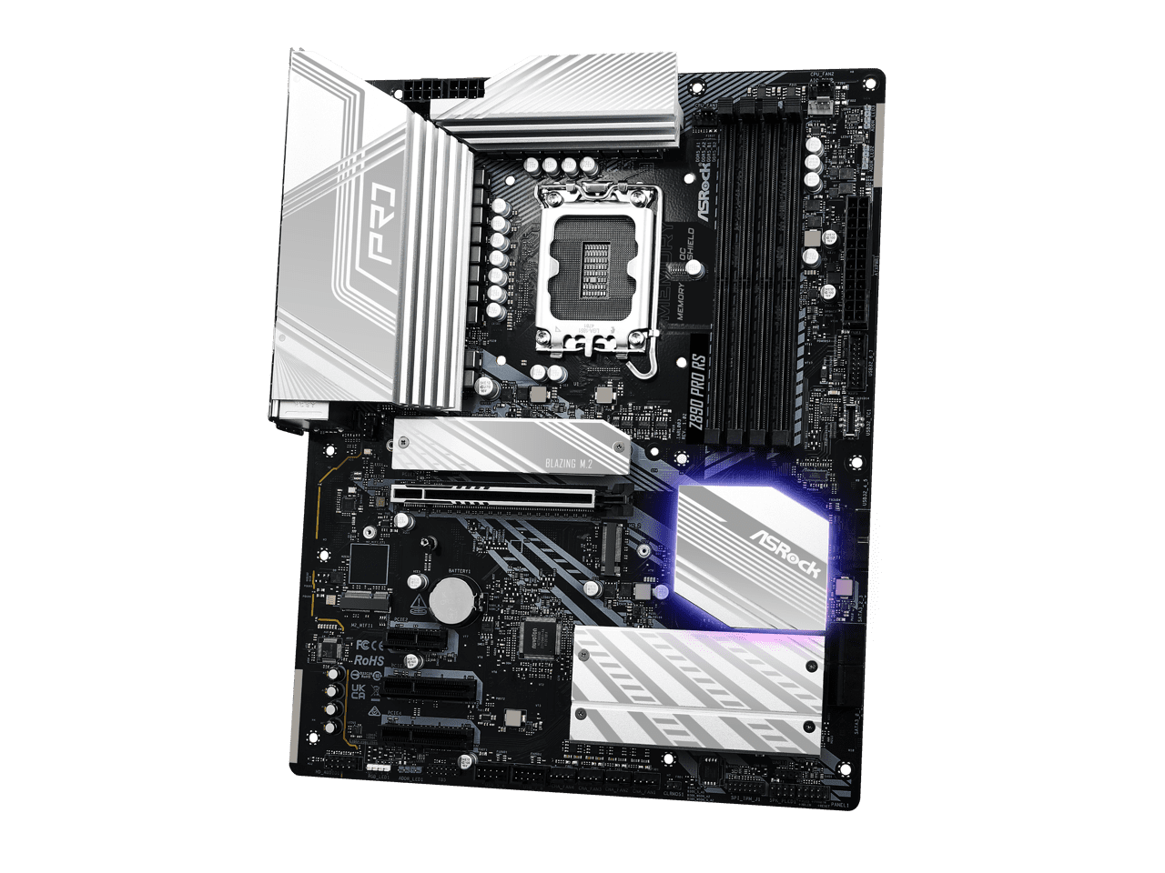 ASRock Z890 Pro RS LGA 1851 Intel Z890 SATA 6Gb/s ATX Motherboard