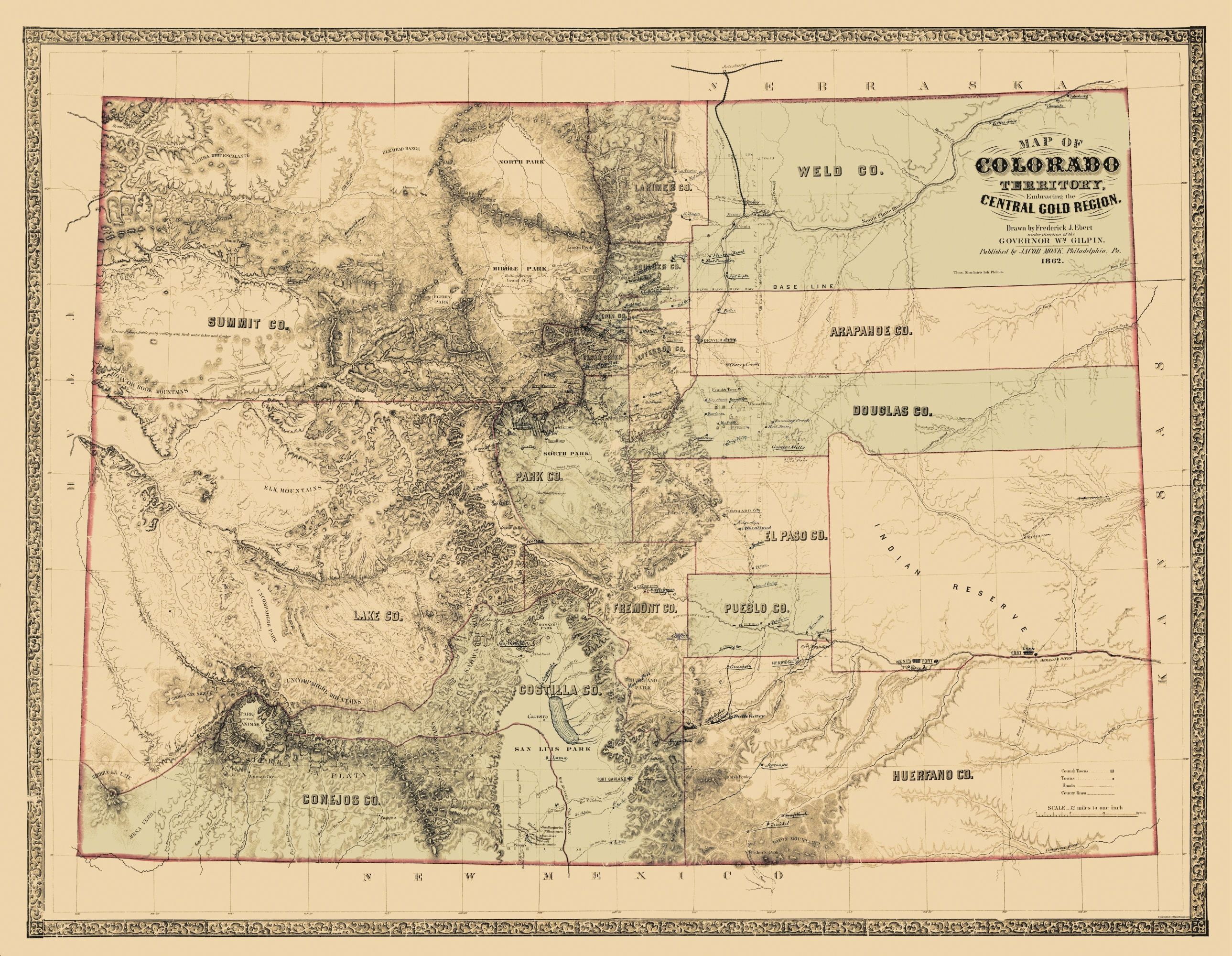Old Maps Of Colorado