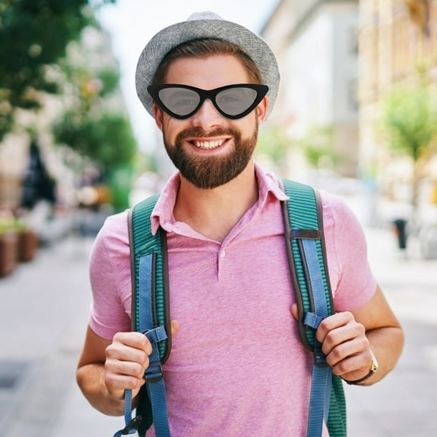 Vintage Cat Eye Goggles Gafas de sol Mujeres Hombres Triangle Fashion Street Eyewear FLhrweasw Nuevo Walmart en linea