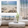 thumbnail image 1 of Rocks on Typical Tropical Beach - Beach Photo Canvas Print, 1 of 3