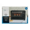 Mainstays XL Toaster Oven, 32L/ 6Slice Family Size, Black, 1500W