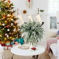 thumbnail image 6 of Christmas Norfolk Snowflake Pine Branches Artificial Odorless Green Plants Indoor Outdoor Holiday Diy Decorations Seasonal Tree Accent, 6 of 7