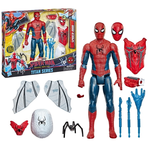 Marvel Spider-Man Brand New Day Titan Series Ultimate Web Gear Action Figure, 11.5 Inches