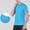 #Sky Blue, variant on DPTALR Men's Stretchy Casual Fashion Solid Color Running Fitness Short Sleeve Workout T-shirt,Red, XL