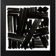thumbnail image 2 of Cartissi 20x20 Black Modern Framed Museum Art Print Titled - Shape of Song I, 2 of 5