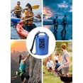thumbnail image 4 of Floating Waterproof Dry Bag for Travel 3L/5L/10L/15L/20L/30L, Roll Top Sack Keeps Gear Dry for Kayaking, Rafting, Boating, Swimming, Camping, Hiking, Beach, Fishing, 4 of 4
