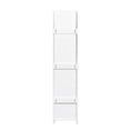 thumbnail image 4 of Tall Bathroom Floor Cabinet with Door, Narrow Storage Cabinet with Adjustable Shelves, Wooden Freestanding Cabinet for Bathroom, Living Room, Entryway, White, 4 of 7