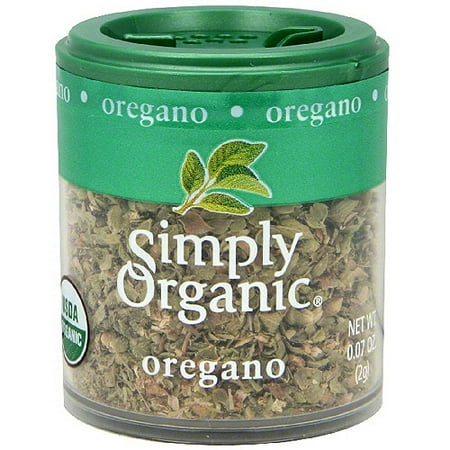 ***Discontinued***Simply Organic Oregano, .07 oz (Pack of 6)