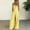 Yellow, variant on Womens Sleeveless Jumpsuit Trendy Plaid Print Summer One Piece Wide Leg Straight Romper Pants Black L