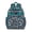 Blue-green, variant on Celestial Goth Students Backpack with Steampunk Moon, Star, and Sunburst Design, Ethereal Cosmic Art Print, Adjustable Chest Strap and Large Capacity for s