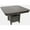 Grey, variant on Jofran Manchester Contemporary Adjustable Height Storage Square 54" Dining Table