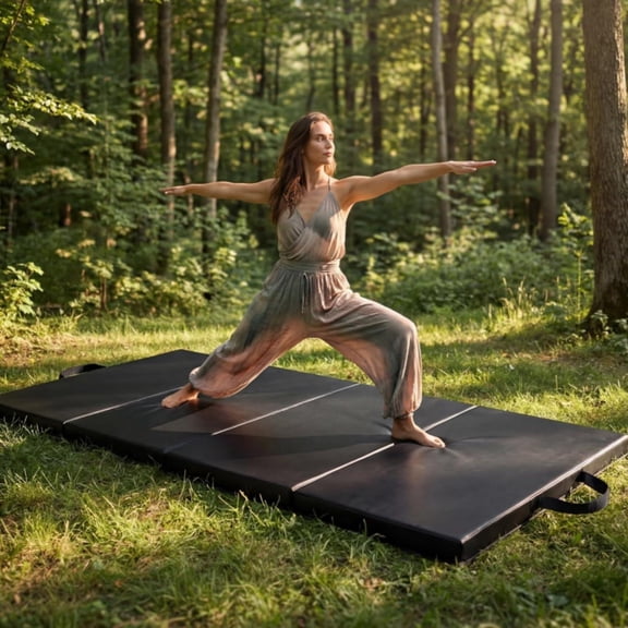 6.2x3ft Foldable Thick Gymnastics Exercise Mat