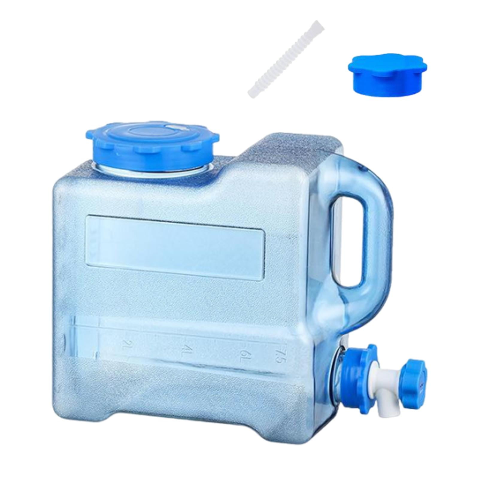 simhoa Camping Water Container with Faucet No Leakage Large Water Storage Jug Water Carrier for RV Handwashing Emergency Backpacking 7.5L