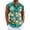 Vermilion, variant on LTTVQM Men's Hawaiian Shirts Summer Beach Sleeveless Button Down Shirts Casual Tropical Print Tee Basic Clothing Red L