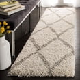 thumbnail image 1 of SAFAVIEH Hudson Adella Geometric Diamonds Shag Area Rug, 1 of 6