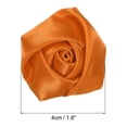 thumbnail image 2 of Uxcell Artificial Flowers Roses Heads Satin Ribbon Roses Fake Flowers Fabric Flowers Gold Tone 20 Pack, 2 of 5