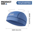 thumbnail image 6 of SAITAG 2 Pcs Cooling Skull Cap Helmet Liner - Moisture Wicking, Quick-Drying, Lightweight Beanie Head Wraps for Sports & Cycling, Men & Women, 6 of 8