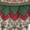 Green Red Floral Medallion, variant on Pastel Peacock Feather Round Tablecloth 60" x 60", Polyester Dining Table Cover, Decorative Table Cloth for Dining Room, Tea Table, Picnic, Party, and Kitchen Decor