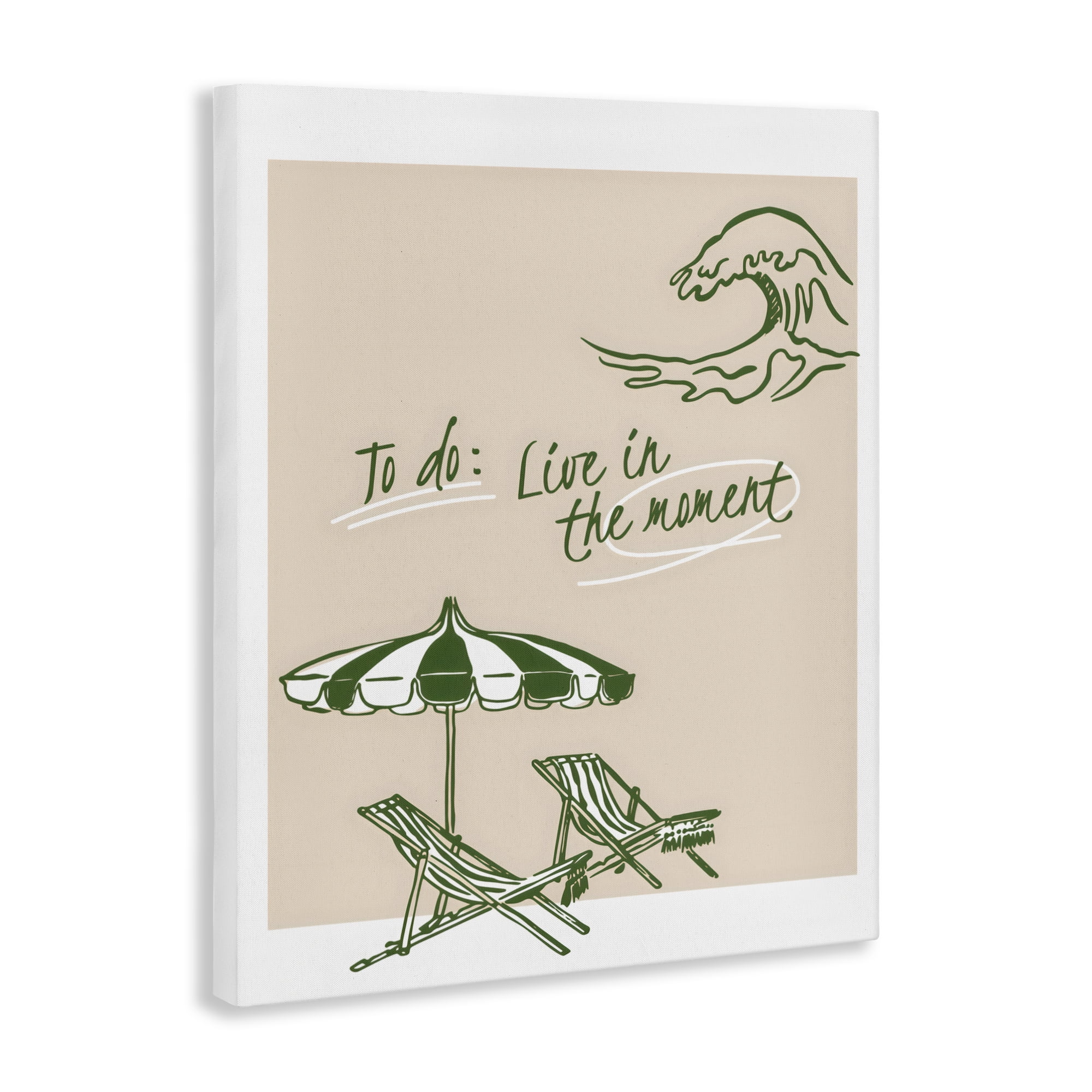 Stupell Industries To Do: Live In The Moment Canvas Wall Art, design by The Prints Vibe