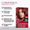 thumbnail image 2 of Revlon ColorSilk Beautiful Color Permanent Hair Color, Long-Lasting High-Definition Color, Shine & Silky Softness with 100% Gray Coverage, Ammonia Free, 66 Cherry Red, 3 Pack, 2 of 3