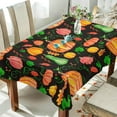 thumbnail image 4 of 60"x90" Thanksgiving Pumpkin Tablecloth, Waterproof Washable Polyester Square Table Cover Durable Tablecloth for Kitchen Dining Table Party Decor, 4 of 7