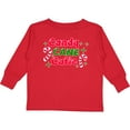 thumbnail image 3 of Inktastic Christmas Candy Cane Cutie with Candy Canes Boys or Girls Long Sleeve Toddler T-Shirt, 3 of 5