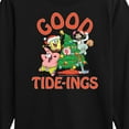 thumbnail image 3 of SpongeBob SquarePants - Good Tide - Toddler And Youth Long Sleeve Graphic T-Shirt, 3 of 6