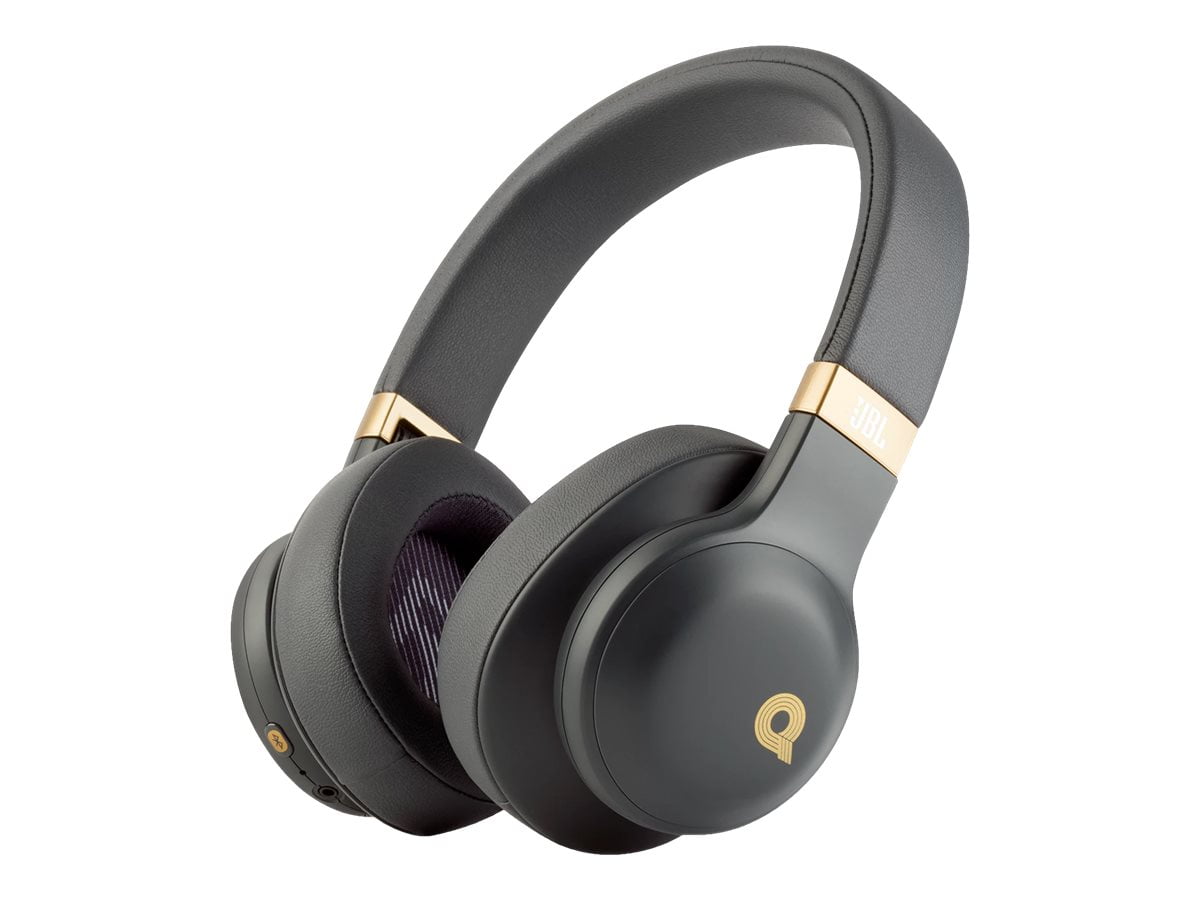 JBL E55BT Quincy Edition - headphones with mic - full size Bluetooth - wireless - space gray - Walmart.com