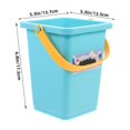 thumbnail image 2 of unbranded Ice Cube Bucket Para Almacenamiento Con Mango Color Azul Para Fiestas Y Bebidas Refrigeradas, 2 of 7