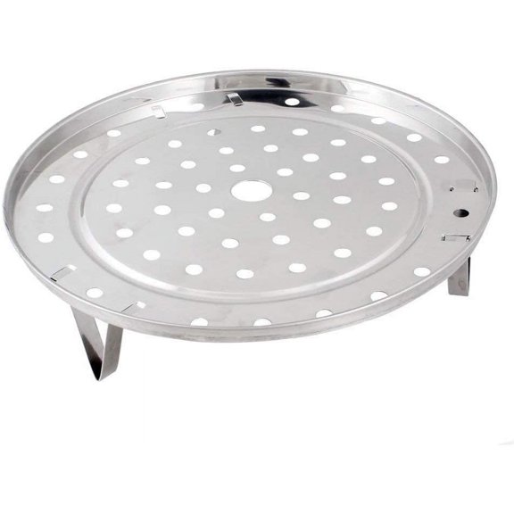 Pekkaxy Steaming Rack Household Stainless Steel Cooking Ware Thickened Steaming Rack Stand (10 inch)