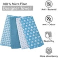 thumbnail image 5 of Lot of 2 Handy Helpers 4-Pack Multi-Purpose Microfiber Cloths Size 15”x18” – Super Absorbent and Versatile Cleaning Cloths for Household, Kitchen, and Car Use, 5 of 5