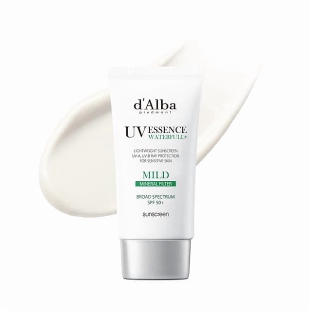 1.69 onzas d'alba Piedmont Protector solar suave Waterfull de trufa blanca italiana, vegano, protector solar mineral, amplio espectro SPF 50+