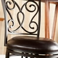 thumbnail image 3 of Southern Enterprises Hanover Swivel Counter Stool-Material:Powder-Coated Steel,Size:20.75"W x 23"L x 39.25"H, 3 of 3