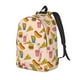thumbnail image 1 of Easygdp Hamburger Pizza Coke Mochila de Lona Resistente para Laptop, Compatible con Laptops de 15 a 17 pulgadas, Ideal para Escuela, Trabajo y Viajes-Small, 1 of 5