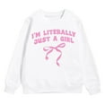 thumbnail image 4 of Zshosam Cute Sweatshirts for Teen Girls Trendy Girls Sweatshirt Outfit Pullover Graphic Tee Tops,White 3 Years, 4 of 4