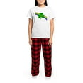 thumbnail image 4 of CafePress - 42Nd Shamrock Women's Light Pajamas - Women's Short Sleeve Print T-Shirt and Pants Light Cotton Pajama Set, 4 of 7
