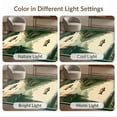 thumbnail image 7 of ODIKA 5'x7' Ultra-Soft Area Rug, Green Khaki Fishing Vintage Fish Pine Rustic Cabin Scene with Trout Motif Washable, Bare feet friendly, Silk-Touch for Bedroom Home office, 7 of 7