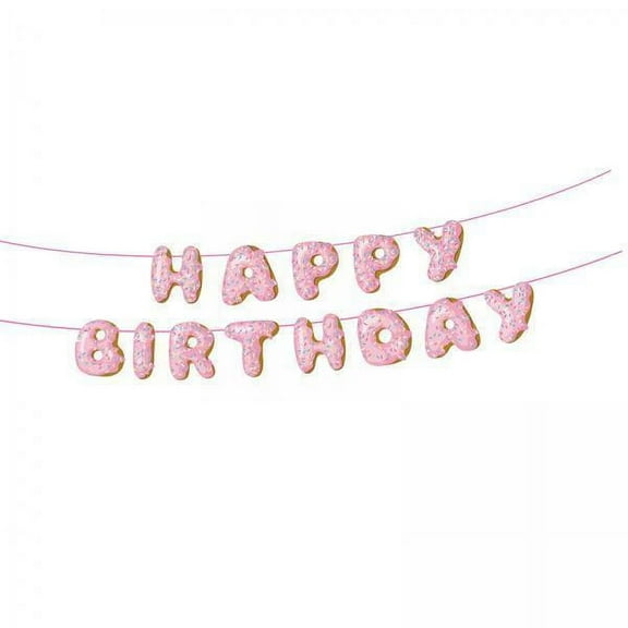 perfeclan 4xCake Toppers Wedding Decoration Birthday Party Decor Letter Banner 1pc