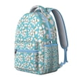thumbnail image 2 of Small Floral Print School Backpack Comfortable and Wear-Resistant Students’s Backpack with Bright Bloom and Blossom Design, 2 of 6