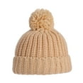 thumbnail image 3 of Caoirhny Kids Knit Hat, Cute Soft Thickened Solid Color Beanie Warm Winter Cap for Girls Boys, 3 of 8