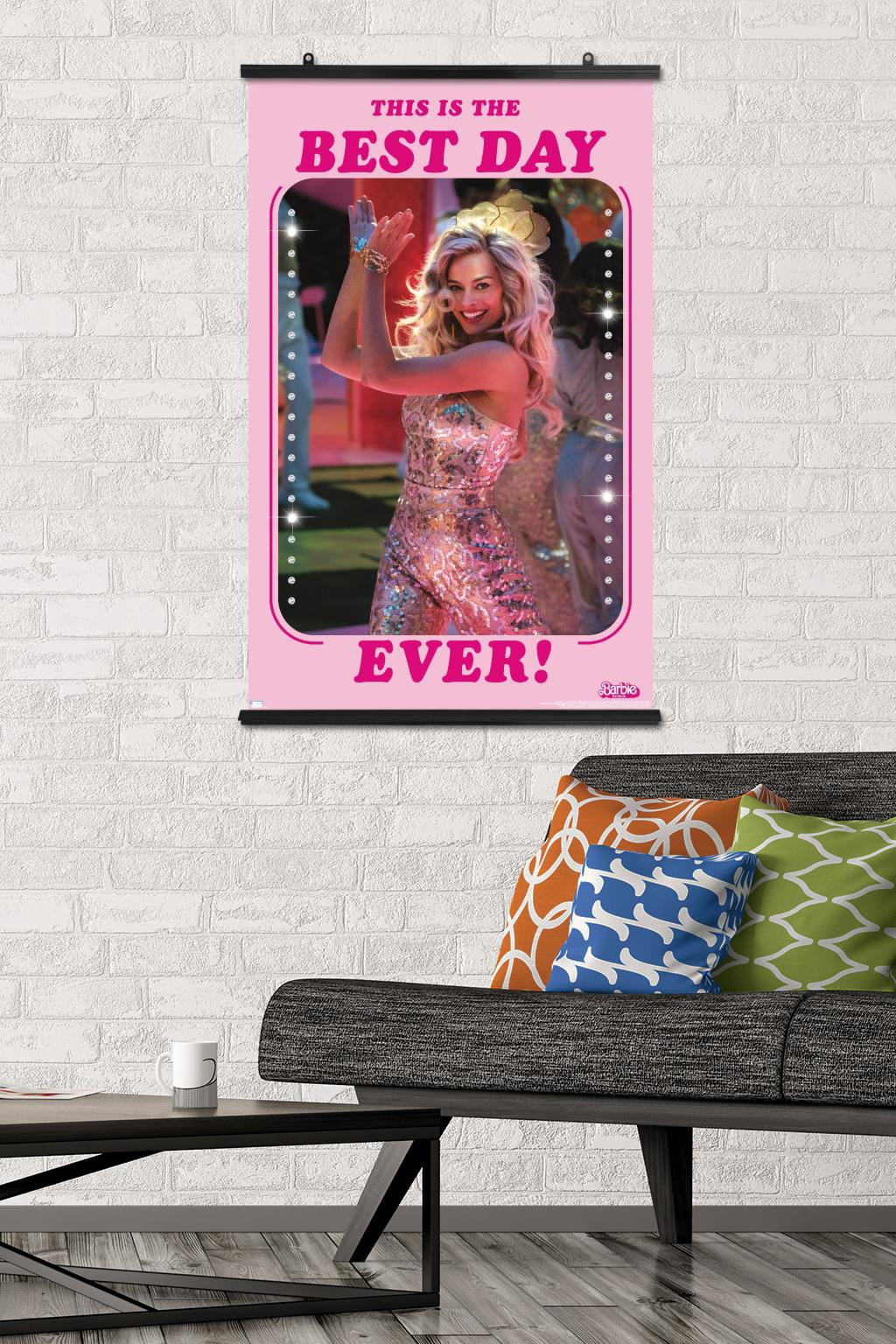 Mattel Barbie: The Movie - Best Day Ever Wall Poster, 22.375" x 34"