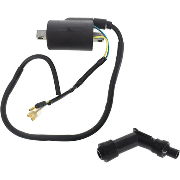 waltyotur Motorcycle Black Ignition Coil 30501-292-672 Replacement for Honda CL350 CB350 CB450 CB500 1965-1976